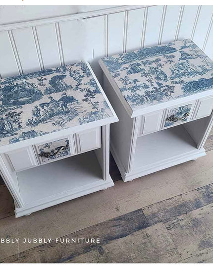 Redesign with Prima A1 Decoupage Fiber – Toile De Jouy