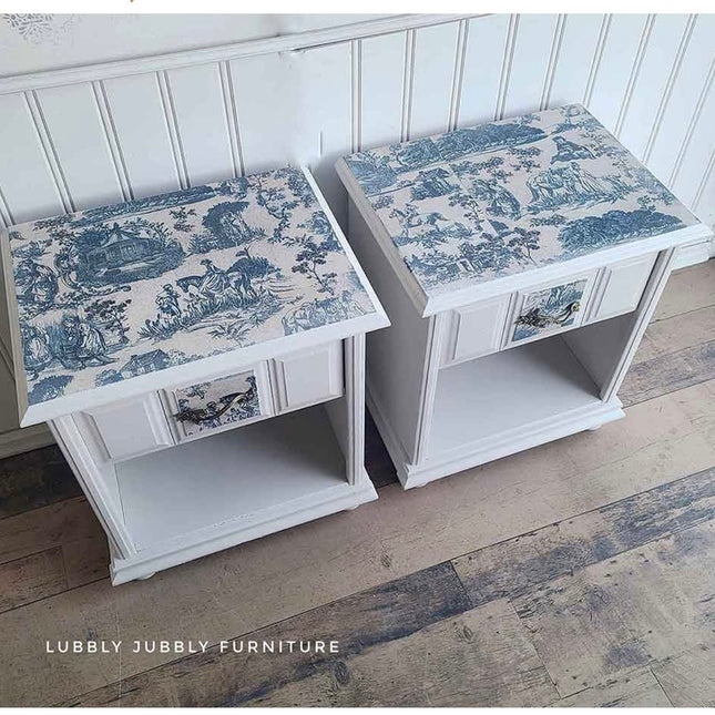 Redesign with Prima A1 Decoupage Fiber – Toile De Jouy
