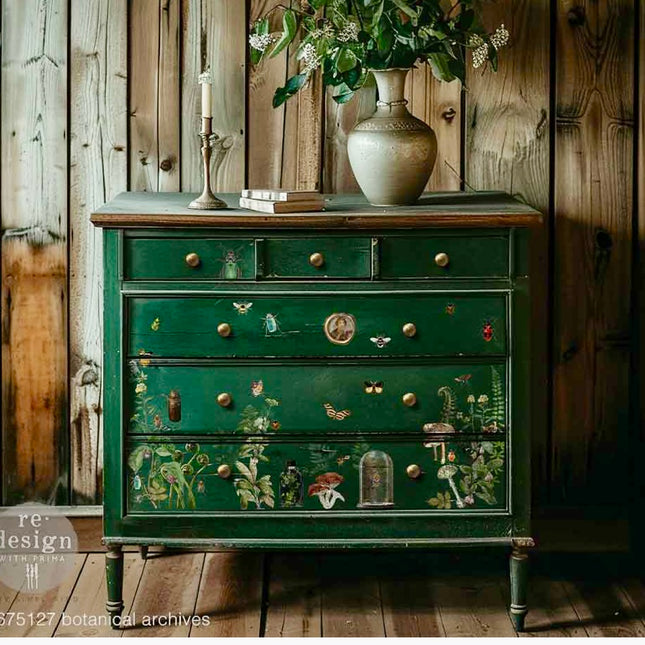 Redesign with Prima - Botanical Archives Small Decor Transfer