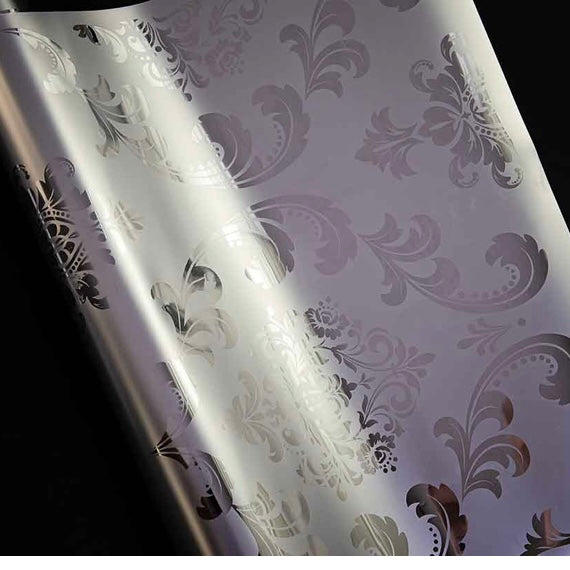 Redesign with Prima Silver House Damask Kacha Decor Transfer