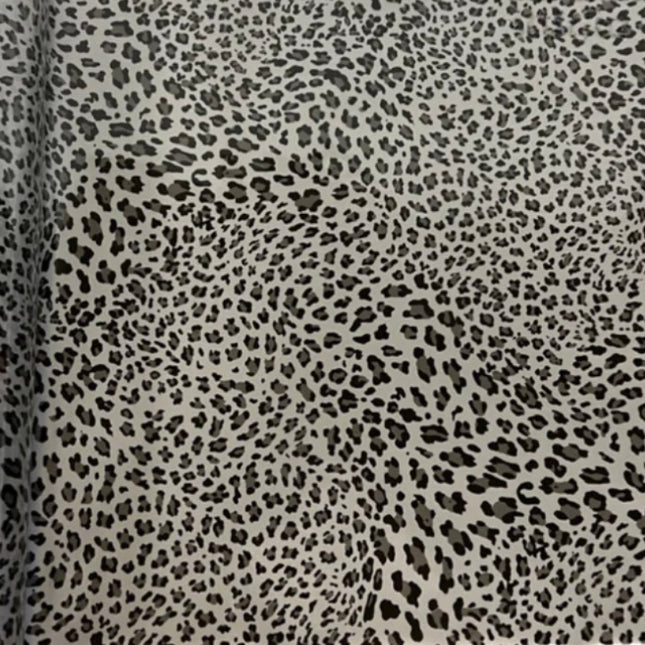 APS Foil - Wild Leopard Small Spot Silver - Metallic Foil