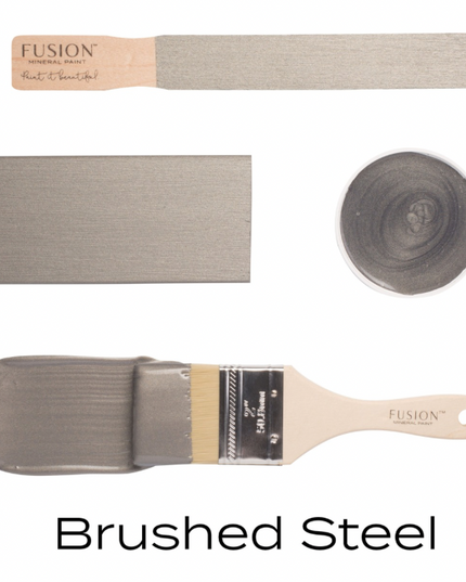 Fusion Mineral Paint Brushed Steel