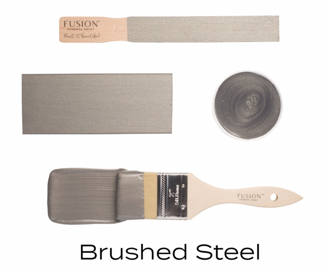 Fusion Mineral Paint Brushed Steel