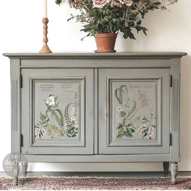 Redesign with Prima - Greenery Grace Middy Decor Furniture Transfer
