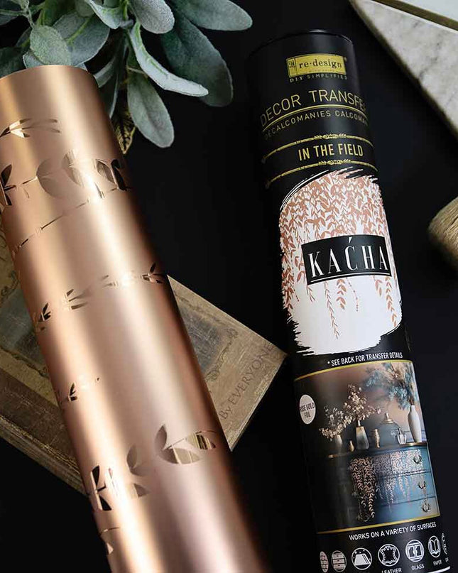 Redesign with Prima Kacha Decor Transfers Rose Gold Foil – In the Field