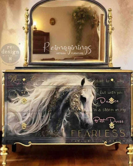 Redesign with Prima Serenading Spirit - A1 Fiber Decoupage Paper