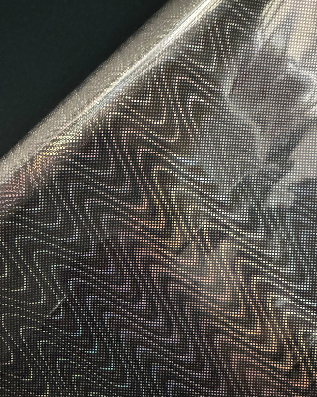 APS Foil Glow The Extra Mile (Semi Transparent) Holographic Rub On Metallic Foil