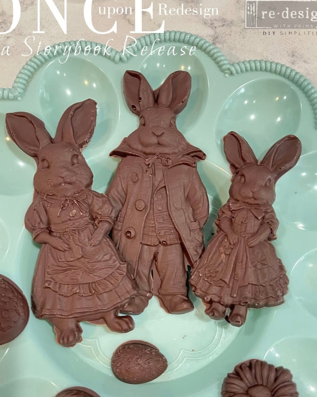 Redesign with Prima - Springtime Bunnies Decor Mould