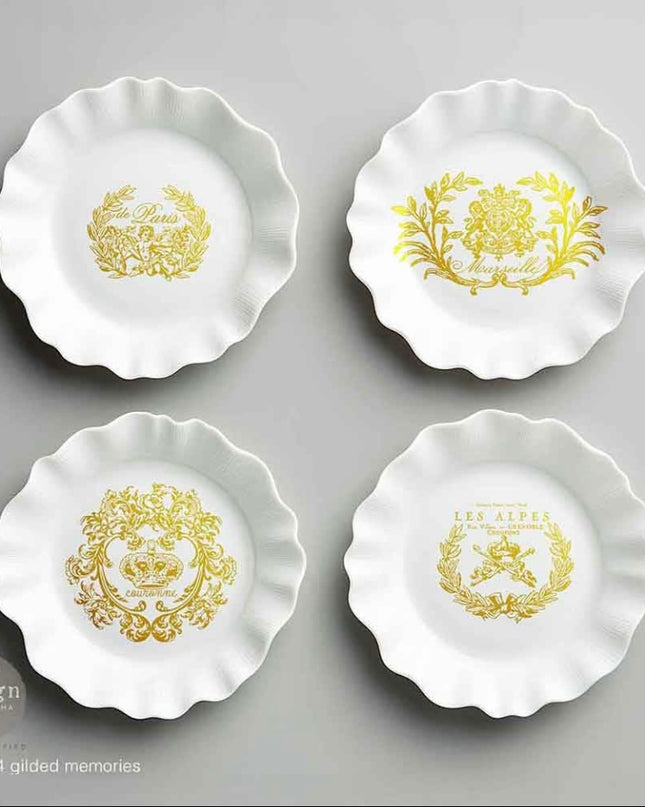 Redesign with Prima H2O transfer Gilded Memories