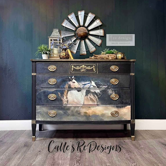 Redesign with Prima A1 Decoupage Fiber – Wild Hearts Run Free