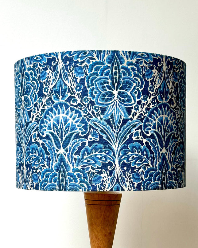Bohemian Retro Blue Lampshade