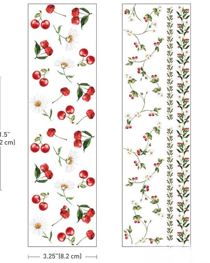 Redesign with Prima - Daisy Cherry Delight Luxe Transfer