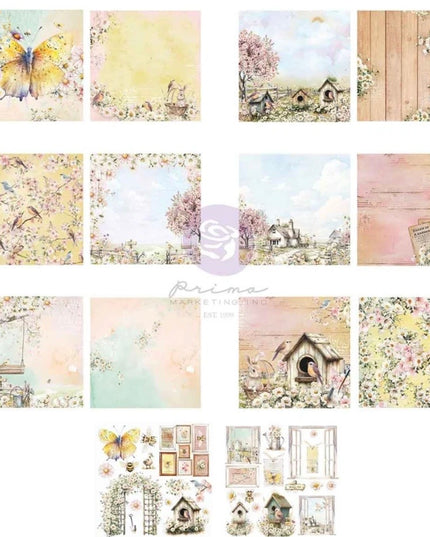 Redesign With Prima Among the Wildflowers 12x12 Paper Pad
