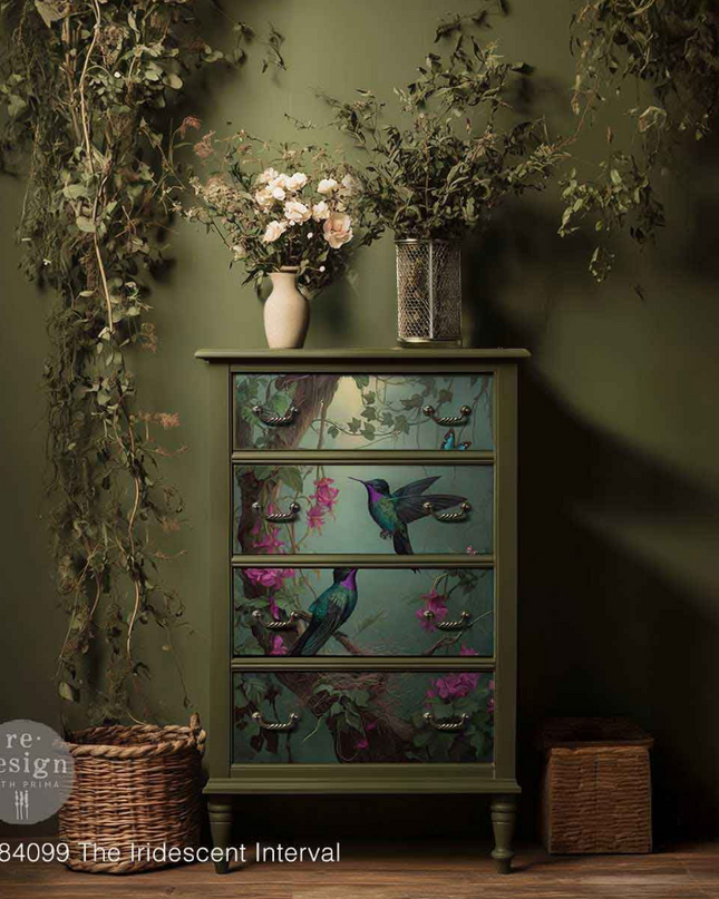 Redesign With Prima The Iridescent Interval Decoupage Paper