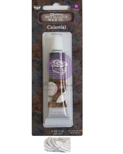 Redesign with Prima metalic wax celestial 