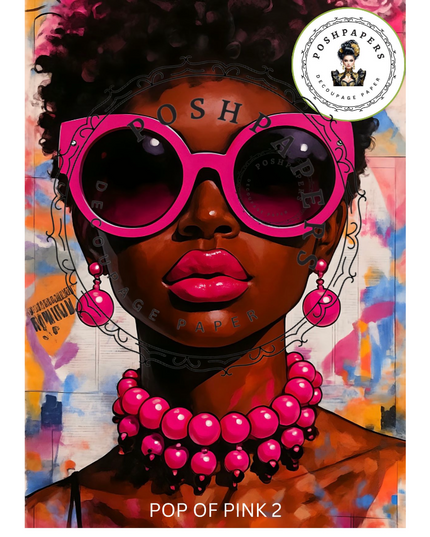 Posh Papers Decoupage Paper - Pop Arty