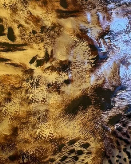 APS Foil - Fury & Flirty Metallic Animal Print Foil Textile Friendly