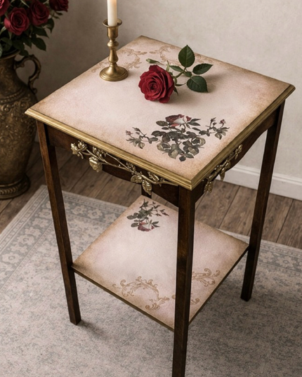 Redesign with Prima - Midnight Rose- Decor Transfer