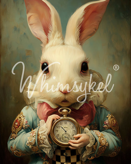 Whimsykel Designs Important Date Rabbit Decoupage Paper