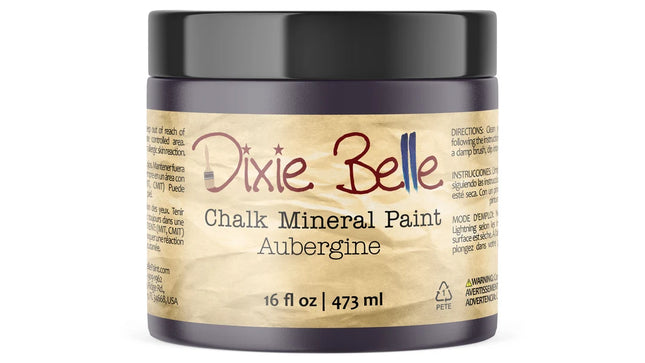 Dixie Belle Aubergine Purple Chalk Mineral Paint