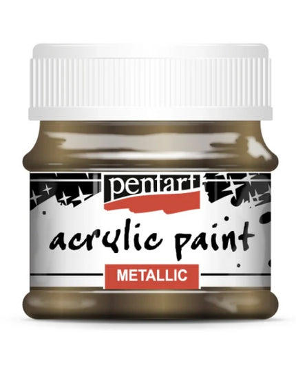 Pentart Metallic Acrylic Paint - Sparkling Gold