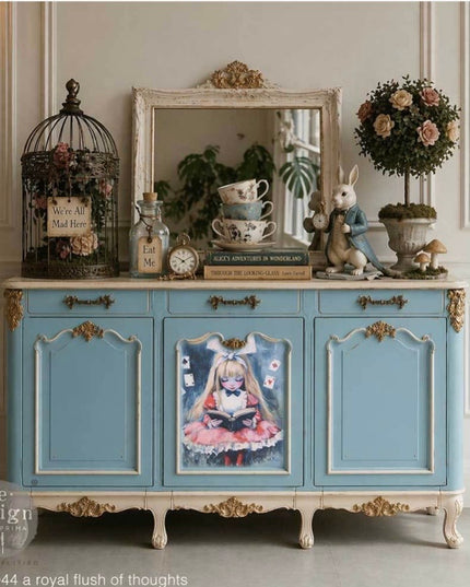 Redesign With Prima A Royal Flush Of Thoughts A2 Decoupage Paper