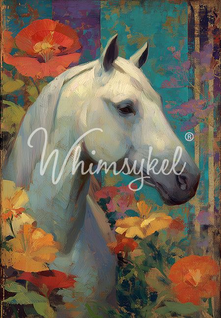 Whimsykel Designs Guardian Spirit Horse Decoupage Paper