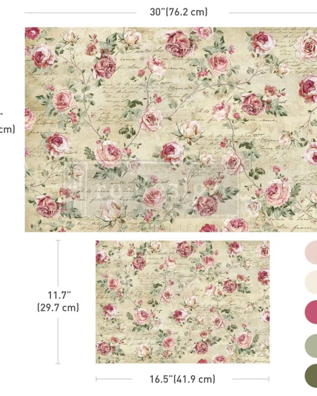 Redesign with Prima - Timeless Charm Double Decoupage Fiber Paper Set