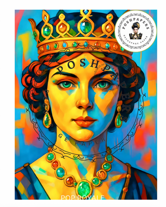 Posh Papers Pop Royale Decoupage Paper