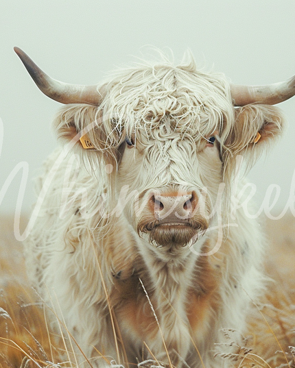 Whimsykel Designs Helga Cow Decoupage Paper