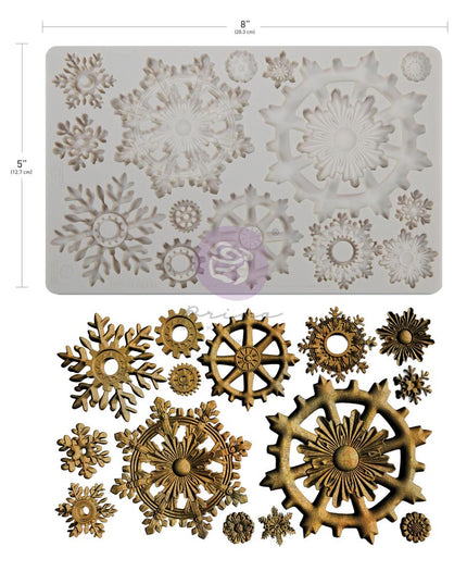 Prima Marketing - Frosty Gears Finnabair Decor Mould