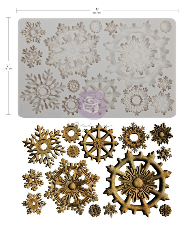 Prima Marketing - Frosty Gears Finnabair Decor Mould