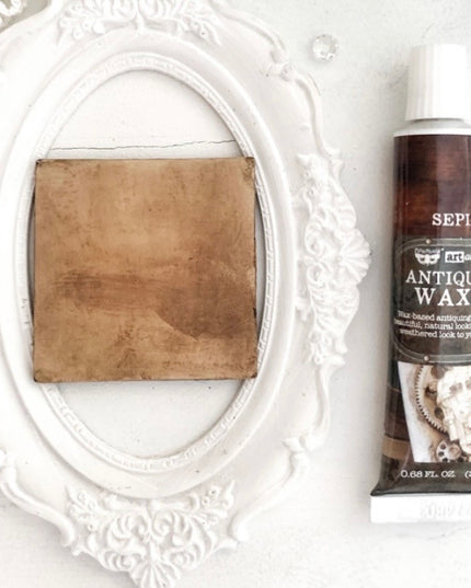 Redesign with Prima Art Alchemy Antiquing Wax Sepia