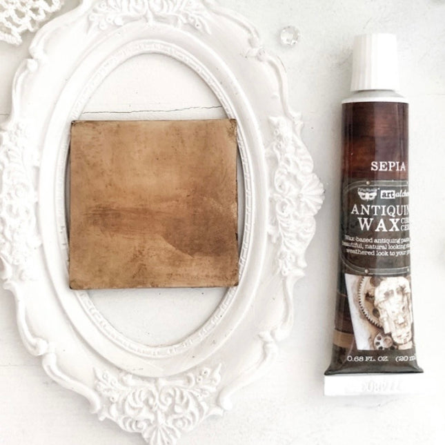 Redesign with Prima Art Alchemy Antiquing Wax Sepia