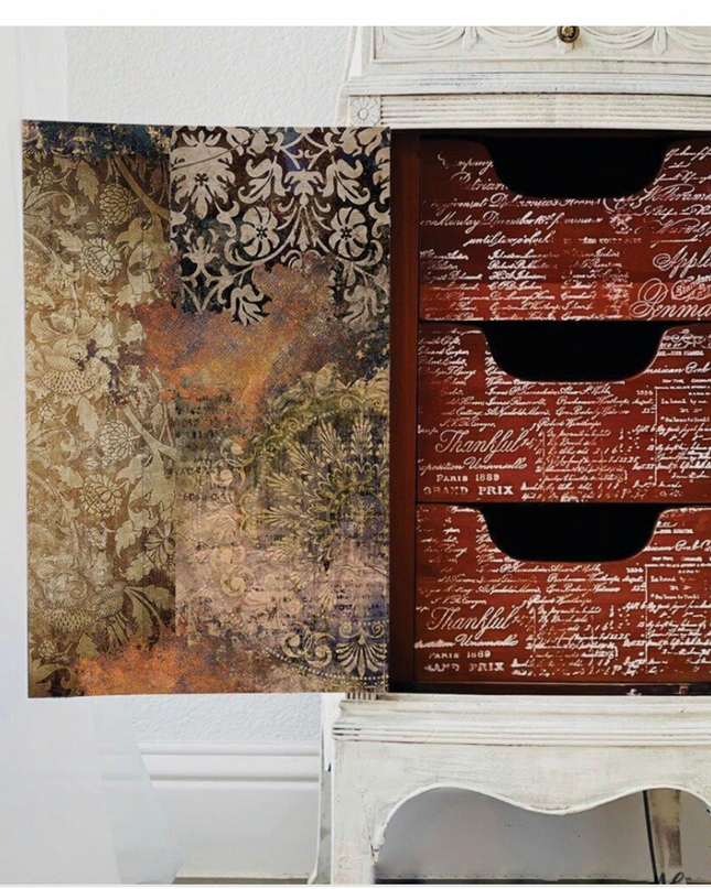 Redesign with Prima - Gothic Rhapsody Decoupage Tissue Paper