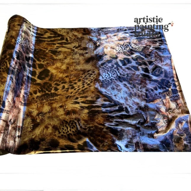 APS Foil - Fury & Flirty Metallic Animal Print Foil Textile Friendly