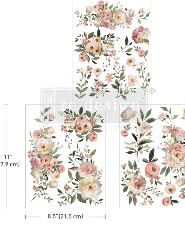 Redesign with Prima Middy Transfer - Blush Reverie