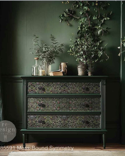 Redesign with Prima Moss Bound Symmetry Decoupage Tissue Paper