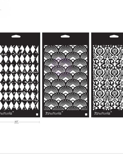 Redesign With Prima Finnabair Stencil Set - Decadent Walls