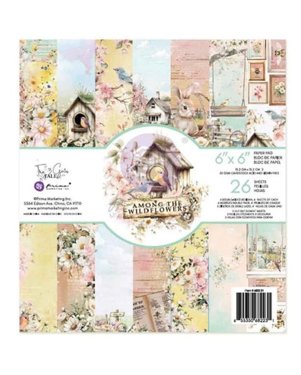 Redesign With Prima Among the Wildflowers Collection 6x6 Paper Pad