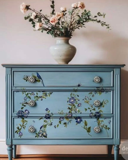 Redesign with Prima - Middy Transfer - Blue Nest Blooms
