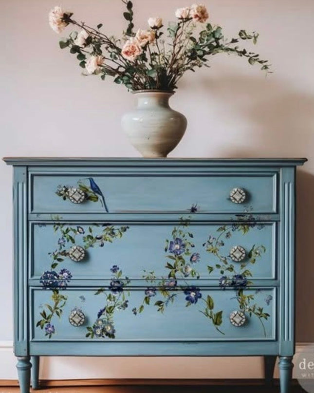 Redesign with Prima - Middy Transfer - Blue Nest Blooms
