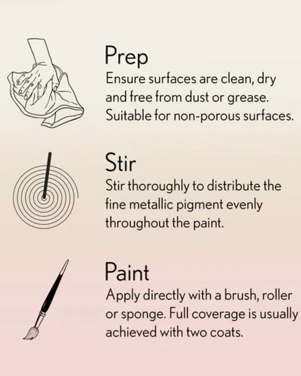 Guild Lane Metallic Paint -  Bronze Acrylic Gilding Enamel