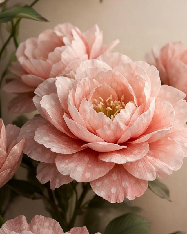 Mint by Michelle -  Polka Dots Rose Decoupage Paper