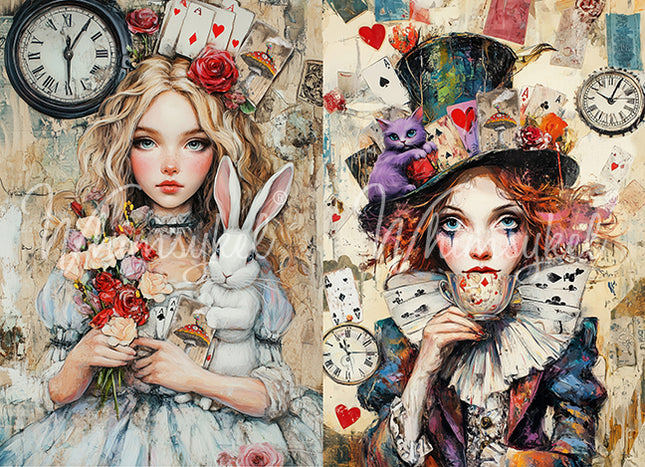 Whimsykel Designs Alison Mattie Duo Decoupage Paper