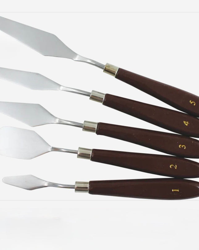 Paint knife set 5 pieces