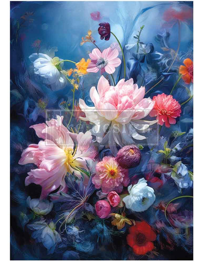 Redesign with Prima decoupage paper Enchanted Garden