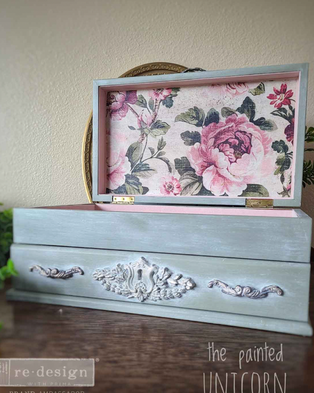 Timeless blooms floral rose decoupage paper
