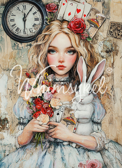 Whimsykel Designs Allison Wonderland Decoupage Paper