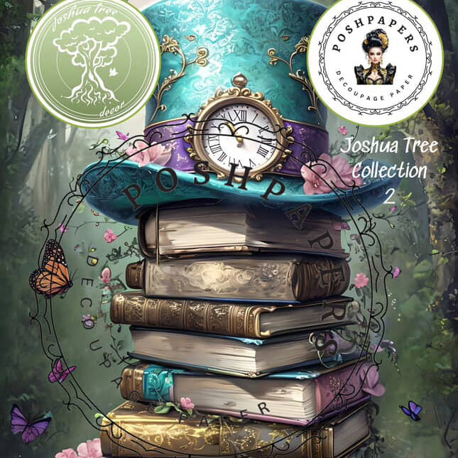 Posh papers Book Stash Blue